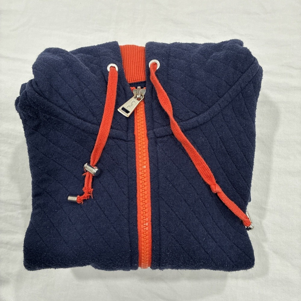 Womens Lauren Ralph Lauren Active‎ Jacket Size Small Blue/Orange Hooded Quilted - Picture 15 of 16